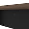Bestar Connexion 72W Narrow Desk Shell, Antigua & Black 93612-000052 - alternate 5